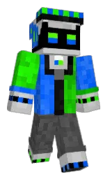 silver and alto Minecraft skin — Classic model