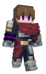 yellow metal and ebony clay Minecraft skin — Classic model — first worn by T_fen