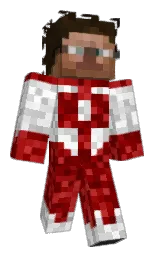 white and old copper Minecraft skin — Classic model