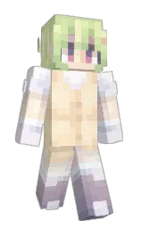 FreeAris's Minecraft skin wearing the Migrator cape