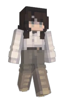 Front of Caistro's skin