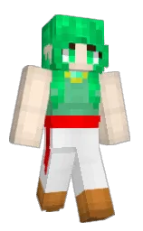 albescent white and karry Minecraft skin — Classic model — first worn by LrNihn