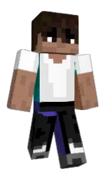 sandal and white Minecraft skin — Classic model
