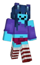 Fealion's Minecraft skin wearing the Aurora cape