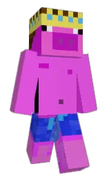 orchid and lavender Minecraft skin — Classic model