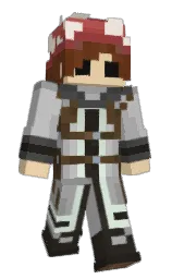 silver chalice and dusty gray Minecraft skin — Slim model — first worn by elaisak