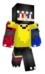 broom and black Minecraft skin — Classic model — first worn by Blaxzell