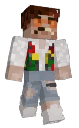 swiss coffee and regent gray Minecraft skin — Classic model