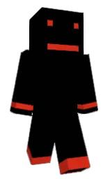 black and thunderbird Minecraft skin — Slim model