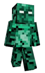 black and bush Minecraft skin — Classic model