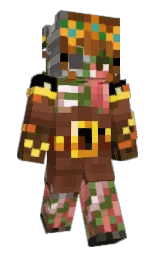 irish coffee and fern frond Minecraft skin — Slim model — first worn by MurderKirby
