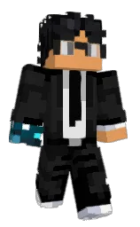 mine shaft and cod gray Minecraft skin — Classic model