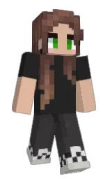 SaltyCrafter's Minecraft skin wearing the Purple Heart cape