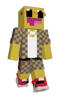 Front of Podegole's skin