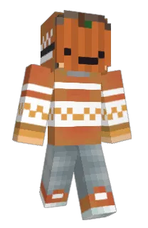 Front of MrHoneyBun's skin