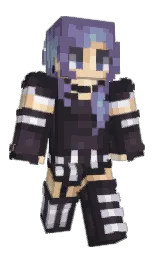 baltic sea and thunder Minecraft skin — Classic model — first worn by StrawbSunshine9