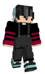 black and mine shaft Minecraft skin — Slim model