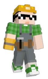 tuft bush and sirocco Minecraft skin — Slim model — first worn by FuldBottas