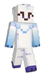 old lace and white Minecraft skin — Slim model — first worn by ColdingTime
