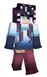bleached cedar and rhino Minecraft skin — Slim model