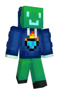 Front of UltraBeany's skin
