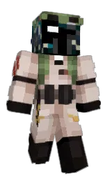 wafer and cod gray Minecraft skin — Classic model — first worn by Dinosur1234