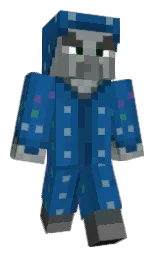 fun blue and chathams blue Minecraft skin — Classic model — first worn by __Hyr0__