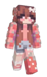 matrix and cornflower lilac Minecraft skin — Slim model — first worn by Evee2884