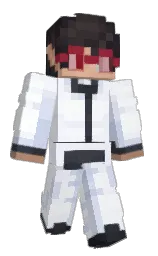 zircon and twilight blue Minecraft skin — Slim model