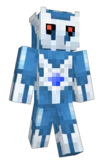 Front of Fludl's skin