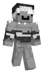 gray and silver chalice Minecraft skin — Classic model — first worn by Ytphr