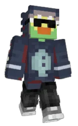 oxford blue and buccaneer Minecraft skin — Slim model