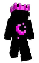 black and pink flamingo Minecraft skin — Slim model