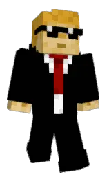 RulyCandle41418's Minecraft skin wearing the MCC 15th Year cape