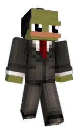 pesto and black Minecraft skin — Slim model — first worn by Tiiimm_