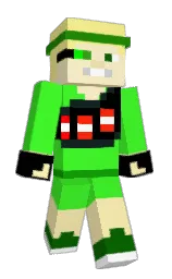 harlequin and banana mania Minecraft skin — Slim model