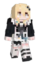 shark and navajo white Minecraft skin — Slim model — first worn by ghu02p