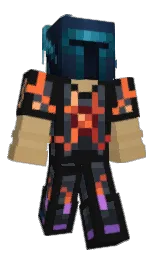 HySGamer's Minecraft skin wearing the Vanilla cape