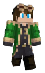 CyrusSouL's Minecraft skin wearing the Aurora cape