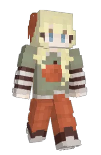 Front of Neehra's skin