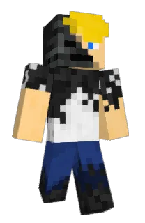 Front of GageInACage's skin