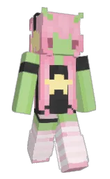 feijoa and azalea Minecraft skin — Slim model — first worn by sea_w33ds
