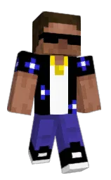 black and santa fe Minecraft skin — Classic model — first worn by TIMMYT753