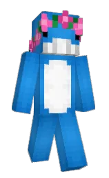 kirkcatcat's Minecraft skin wearing the Aurora cape