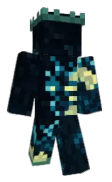 black pearl and tarawera Minecraft skin — Classic model — first worn by Ninja509000