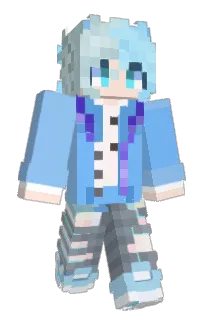 Front of AJiuLingFia's skin