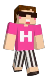 wild strawberry and flesh Minecraft skin — Classic model