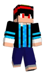 black and violent violet Minecraft skin — Classic model — first worn by Drevon_