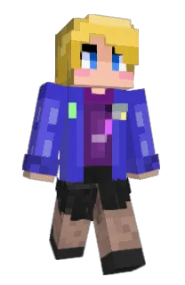 Front of Indago's skin