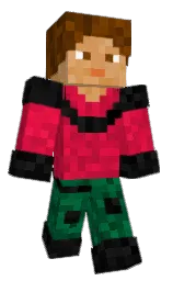black and cod gray Minecraft skin — Classic model